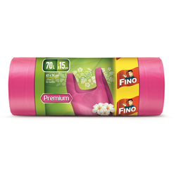 FINO Kese za smeće PREMIUM HD 70l 15/1 roze