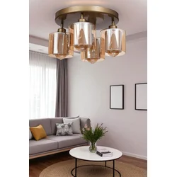 Opviq Luster 2599158, Zlatne boje