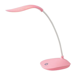 Rabalux Stona lampa Bedi, dimabilna na dodir, LED 2W, 4000K, 27cm, Roze