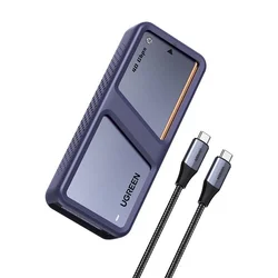 Ugreen Ugreen D703 M.2 NVMe SSD ohišje USB4, 8TB, sivo