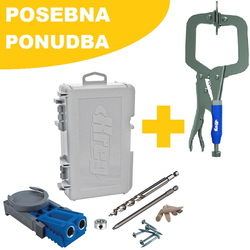 SET R3-INT šablona za žepne luknje + klešče KHC-MICRO | KREG - Kreg