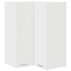 Vidaxl Viseča omarica Bela 57 x 57 x 80 cm Konstruiran les