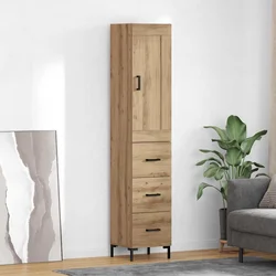 Highboard Umjetnički hrast 34,5 x 34 x 180 cm Konstruirano drvo