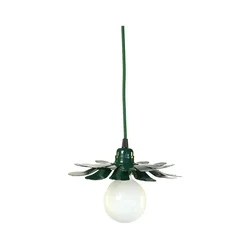 Bohemia-Design - Luster na sajli 1xE27/60W/230V zelena