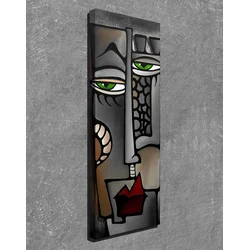 Wallity Slika na platnu 30x80cm