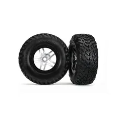 Traxxas kolo 2.2/3.0, platišče SCT Split-Spoke srebrno-črno, pnevmatika SCT S1 (2)