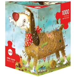 Heye puzzle 1000 pcs Triangle Degano Dogs Life 29491