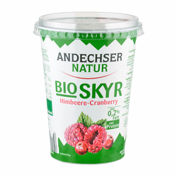 ANDECHSER SIR SVJEŽI KREM 0,2% mm SKYR MALINA I BRUS. 400g, (4104060030796)