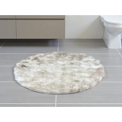 Okrugla Prostirka za kupatilo ?100cm, Bež