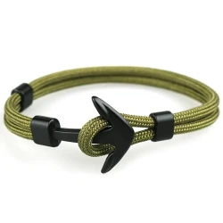 Narukvica Rope Anchor - Zelena KP33443