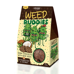 Čokolada Weed Buddies temna 100g