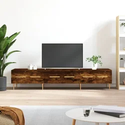TV ormarić boja dimljenog hrasta 150x36x30 cm konstruirano drvo