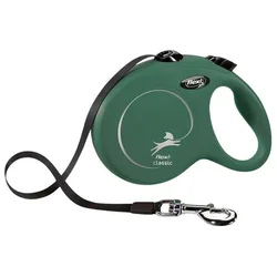 Flexi povodec Classic Compact trak, olivno zelen - 5 m (različne velikosti) L