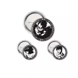 Bedževi AbyStyle - Death Note - Light, L, Ryuk - Badge Pack