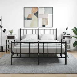 Noćni ormarići 2 kom boja hrasta 35x34,5x70cm konstruirano drvo