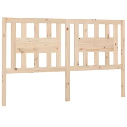 Vidaxl Posteljno vzglavje 166x4x100 cm trdna borovina