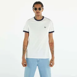 Majice FRED PERRY Taped Ringer T-shirt Snow White XL