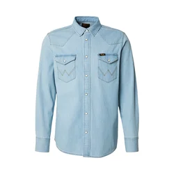 WRANGLER Srajca svetlo modra