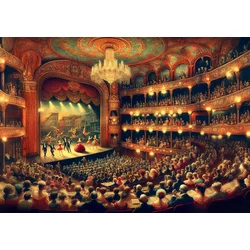 Art puzzle - Puzzle Gledališka scena - 1 000 kosov
