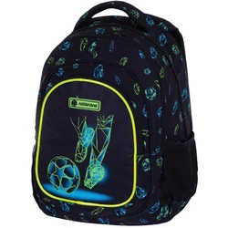 Ranac za školu anatomski 3zipa AB330 Football Motion 25.Astrabag 502023066 crno-zeleni