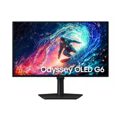 Samsung Monitor Odyssey G6 G61SHQHD 27, 240 Hz, OLED, 0.03 ms, 2x HDMI, DP, HAS, Crni