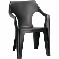 Keter Baštenska stolica Dante lowback, 57x57x79cm, Antracit
