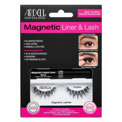 Ardell Magnetic Liner & Lash Wispies odtenek Black darilni set magnetne trepalnice Wispies 1 par + magnetno črtalo v gelu 2 g Black + čopič za črtalo 1 kos