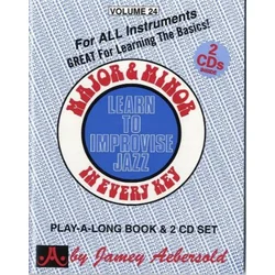 AEBERSOLD:LEARN TO IMPROVISE TO JAZZ +2CDS