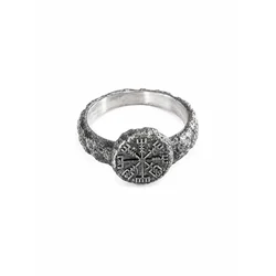 REYTEL Prstan VEGVISIR ON STONE srebrna