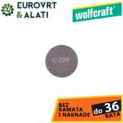 WOLFCRAFT Pričvrsna mrežasta tkanina, 220, 225mm, 5/1 2288000