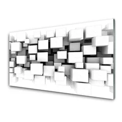 tulup.si Slika na steklu Abstrakcija kuhinja graphics 140x70 cm 2 obešalnika