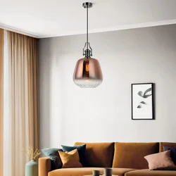 Opviq Luster Cabana-P01-PB, O30, 40cm, IP20 Bakarno-srebrne boje