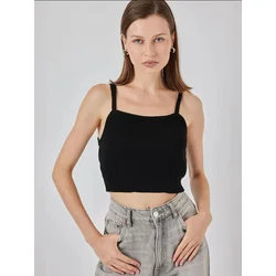 Bigdart Top Crop Top črna