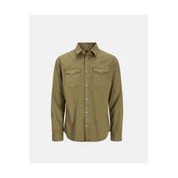 Jack & Jones JJESHERIDAN L/S NOOS 12138115 Zelena