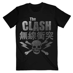 The Clash Skull & Crossbones Black L Majica