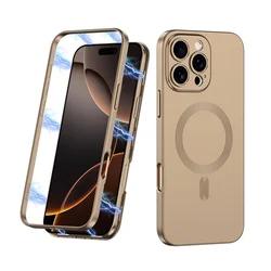 Maska 360 COLOR MagSafe za iPhone 16 Pro/ zlatna