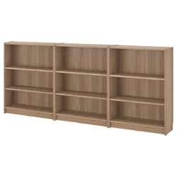 BILLY Kombinacija biblioteke, im. hrastovine, 240x28x106 cm