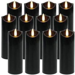 slomart LED sveče RUHHY, 12 kosov, 15 cm, topla bela