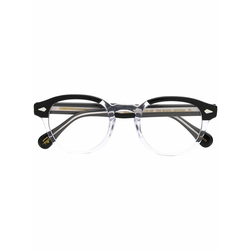 Moscot - clear frame glasses - unisex - Black