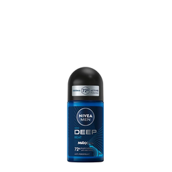 Nivea Muški Roll-on dezodorans Deep Black Carbon Beat, 50ml