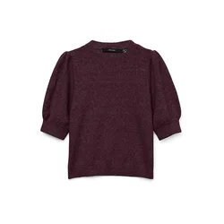 VERO MODA Pulover VMDOFFY vinsko rdeča