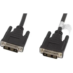 Lanberg DVI-D (18+1) moški/ženski 3 m črne barve DVI kabel
