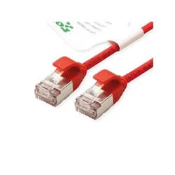 Secomp Roline GREEN U/FTP Data Center PatchCord 6A Slim LSOH crveni 0.5m ( 5352 )