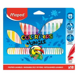 FLOMASTERI MAPED COLOR`PEPS JUNGLE 1/18