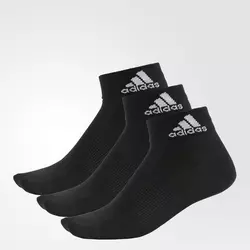 adidas PER ANKLE T 3PP, čarape za fitnes, crna AA2321