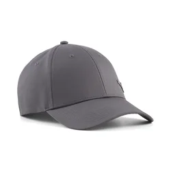 Essentials Metal PUMA Cat Baseball Cap, Accessories, Moody Gray, OSFA