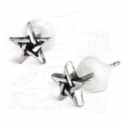 Uhan Pentagram Čepki E164 - Alchemy Gothic - E164
