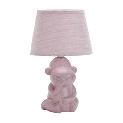 ONLI - Stona lampa MONKEY 1xE14/6W/230V ružičasta
