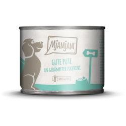 Mjamjam Pasja hrana - puran, riž in bučke - 200 g