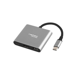 NATEC NMP-1607 Fowler Mini Adapter, USB-C Multiport